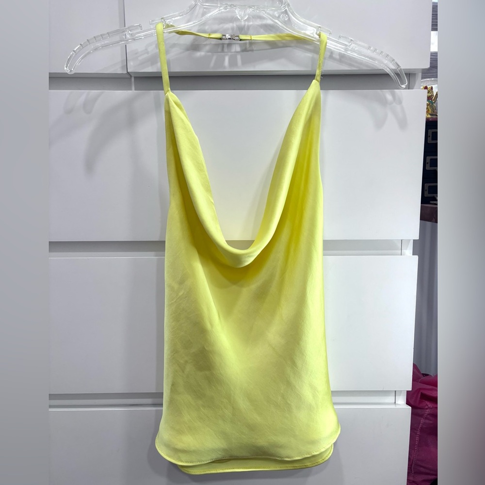 Zara Lemon Yellow Women's Camisole